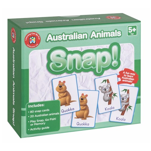 LEARNING CAN BE FUN AUSTRALIAN Animals Snap